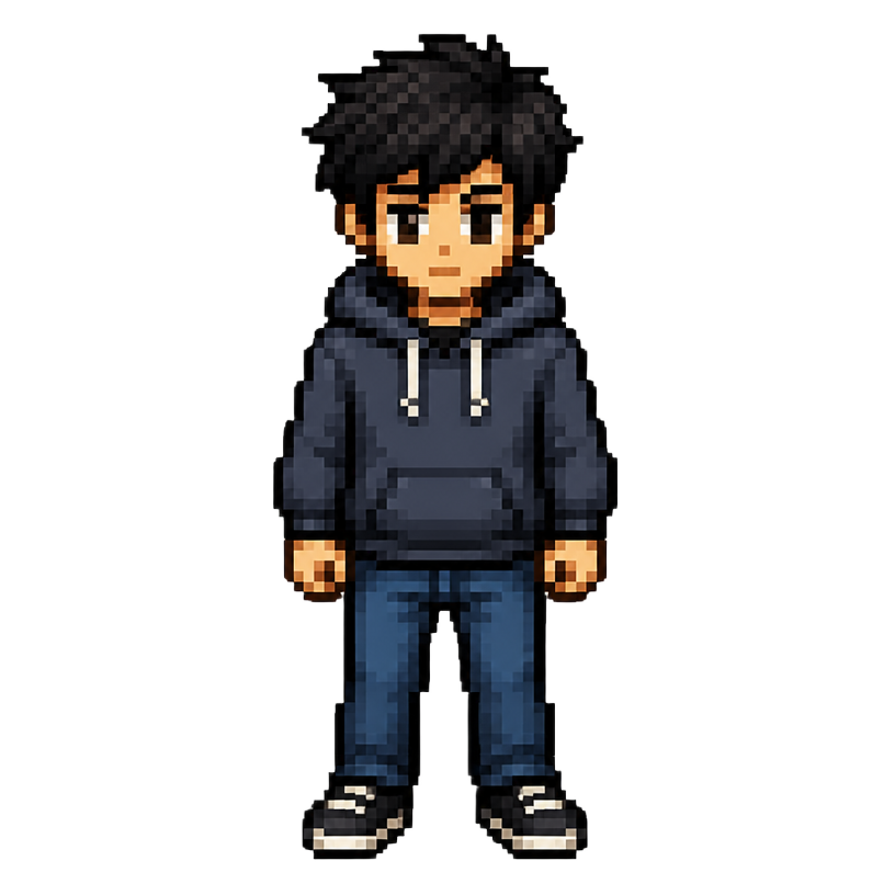 Pixel art avatar of Anuj Kumar